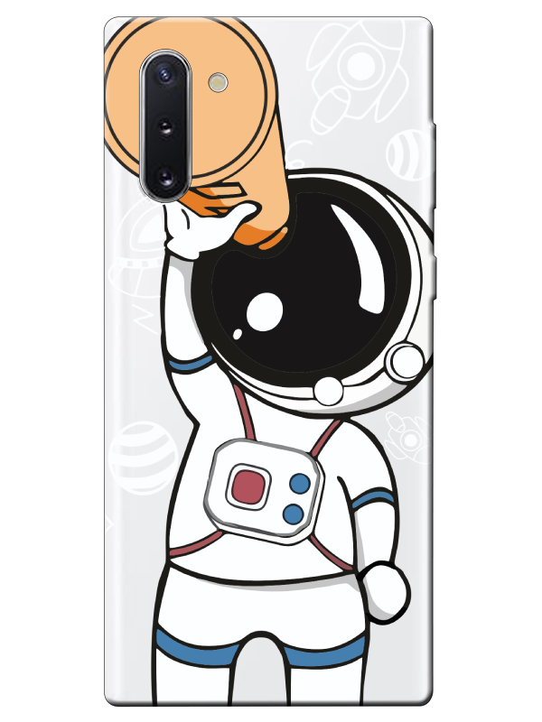 Samsung%20Note%2010%20Astronot%20Şeffaf%20Telefon%20Kılıfı