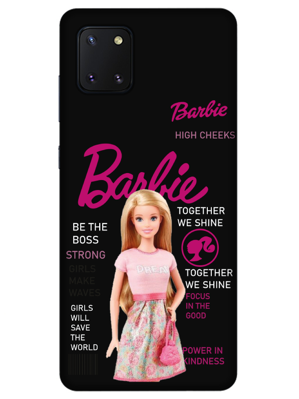 Samsung%20Note%2010%20Lite%20Barbie%20Siyah%20Telefon%20Kılıfı