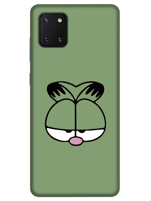 Samsung%20Note%2010%20Lite%20Garfield%20Yeşil%20Telefon%20Kılıfı