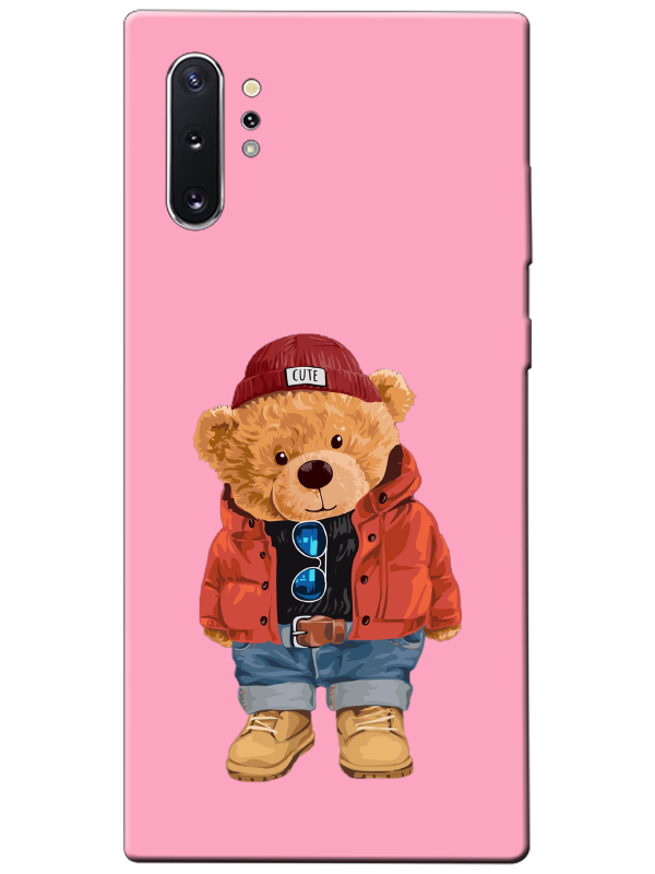 Samsung%20Note%2010%20Plus%20Teddy%20Bear%20Pembe%20Telefon%20Kılıfı