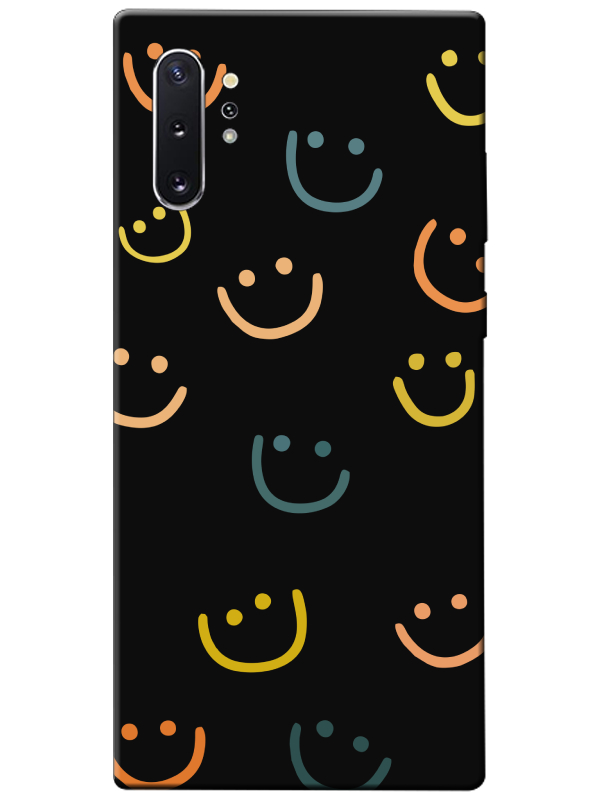 Samsung%20Note%2010%20Plus%20Emoji%20Gülen%20Yüz%20Siyah%20Telefon%20Kılıfı