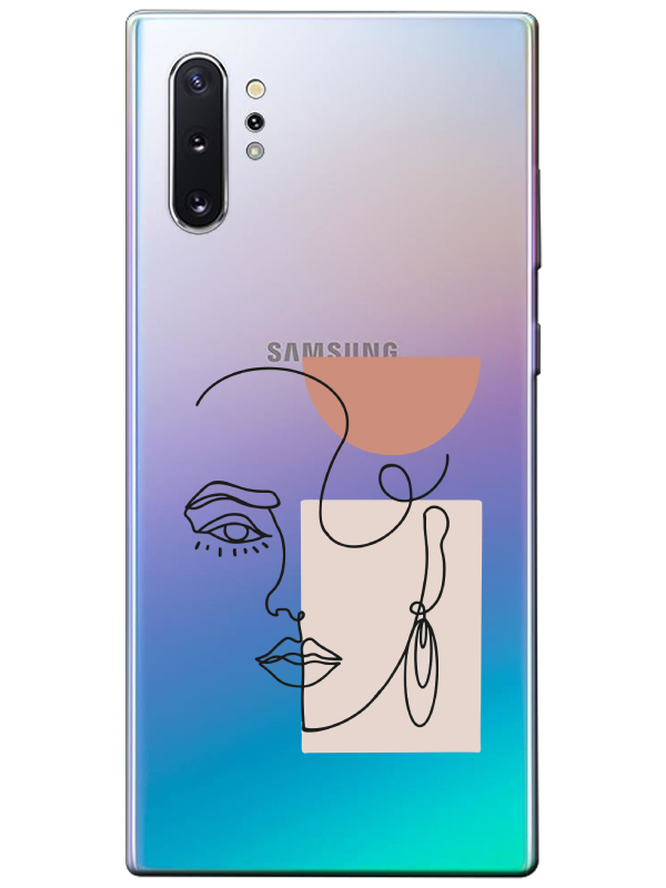 Samsung%20Note%2010%20Plus%20Women%20Art%20Şeffaf%20Telefon%20Kılıfı