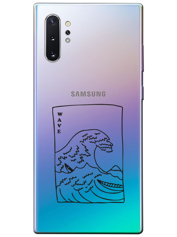 Samsung%20Note%2010%20Plus%20Kanagawa%20Wave%20Şeffaf%20Telefon%20Kılıfı