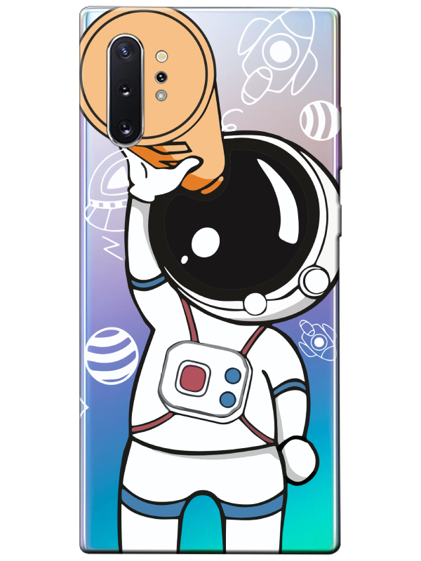 Samsung%20Note%2010%20Plus%20Astronot%20Şeffaf%20Telefon%20Kılıfı