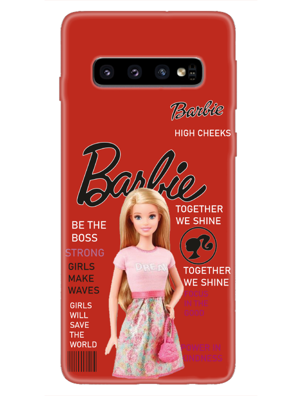 Samsung%20S10%20Barbie%20Kırmızı%20Telefon%20Kılıfı