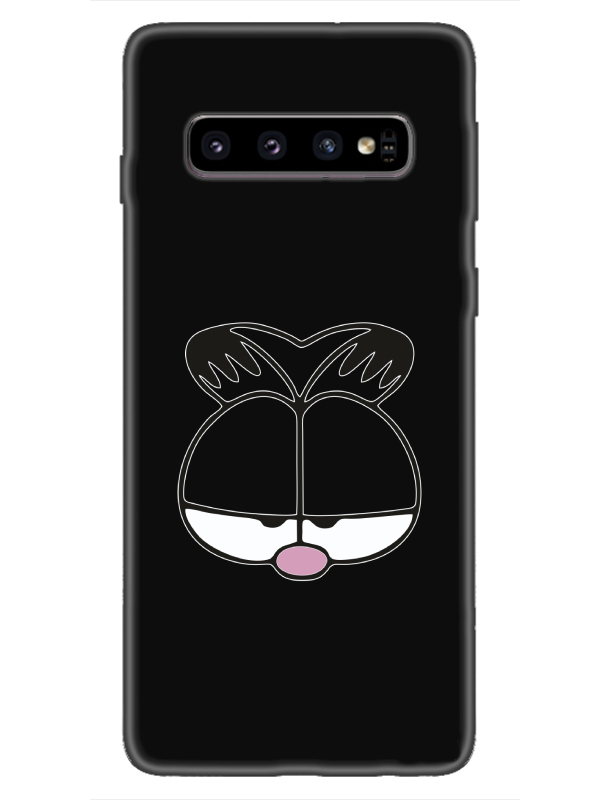 Samsung%20S10%20Garfield%20Siyah%20Telefon%20Kılıfı