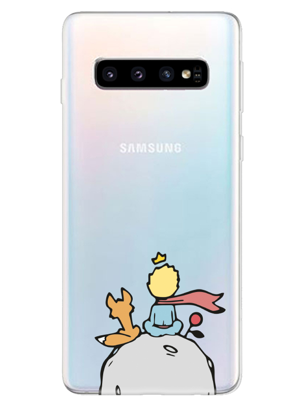 Samsung%20S10%20Küçük%20Prens%20Şeffaf%20Telefon%20Kılıfı