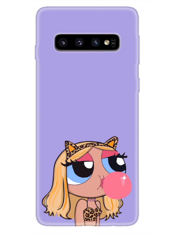 Samsung%20S10%20Powerpuff%20Girls%20Lila%20Telefon%20Kılıfı