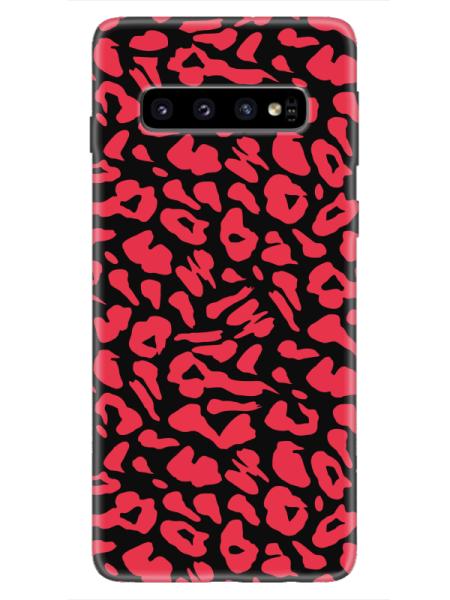 Samsung%20S10%20Leopar%20Desenli%20Siyah%20Telefon%20Kılıfı