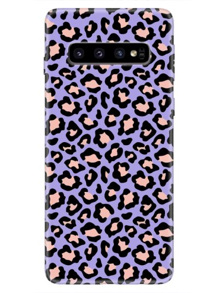 Samsung%20S10%20Leopar%20Desenli%20Lila%20Telefon%20Kılıfı