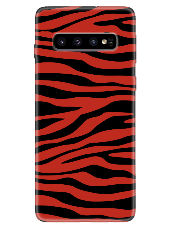 Samsung%20S10%20Zebra%20Desen%20Kırmızı%20Telefon%20Kılıfı