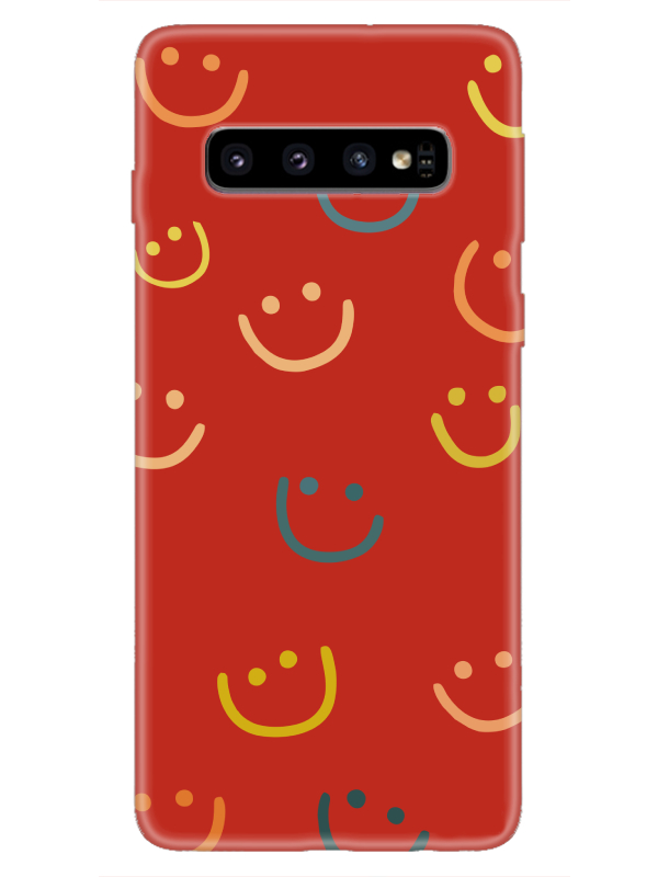 Samsung%20S10%20Emoji%20Gülen%20Yüz%20Kırmızı%20Telefon%20Kılıfı