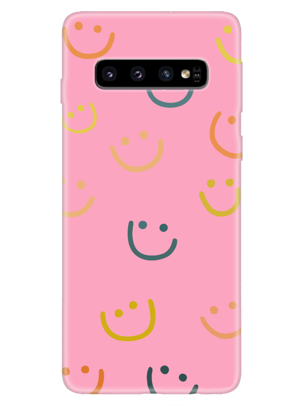 Samsung%20S10%20Emoji%20Gülen%20Yüz%20Pembe%20Telefon%20Kılıfı