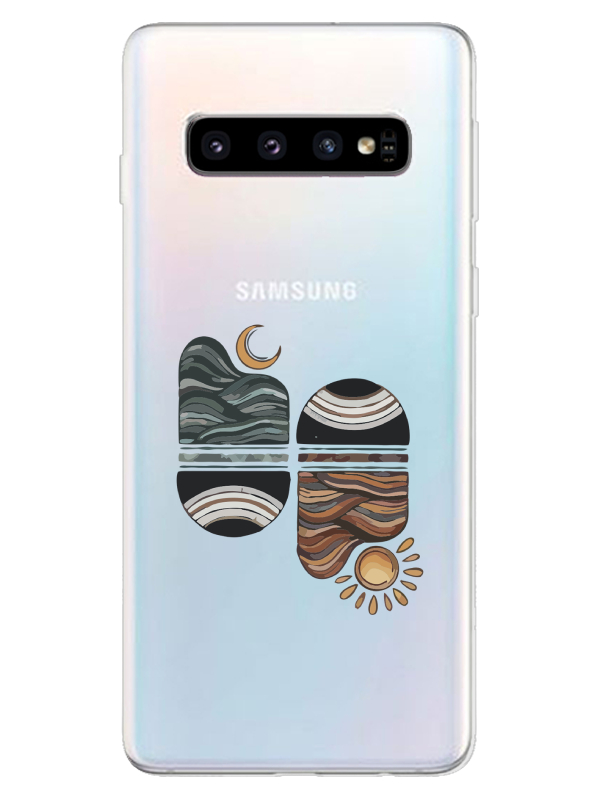 Samsung%20S10%20Sunset%20Wave%20Şeffaf%20Telefon%20Kılıfı