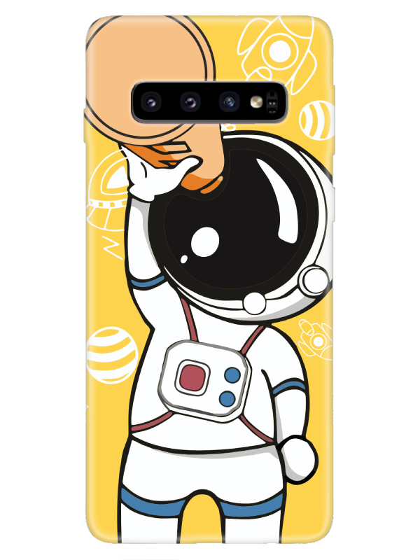 Samsung%20S10%20Astronot%20Sarı%20Telefon%20Kılıfı