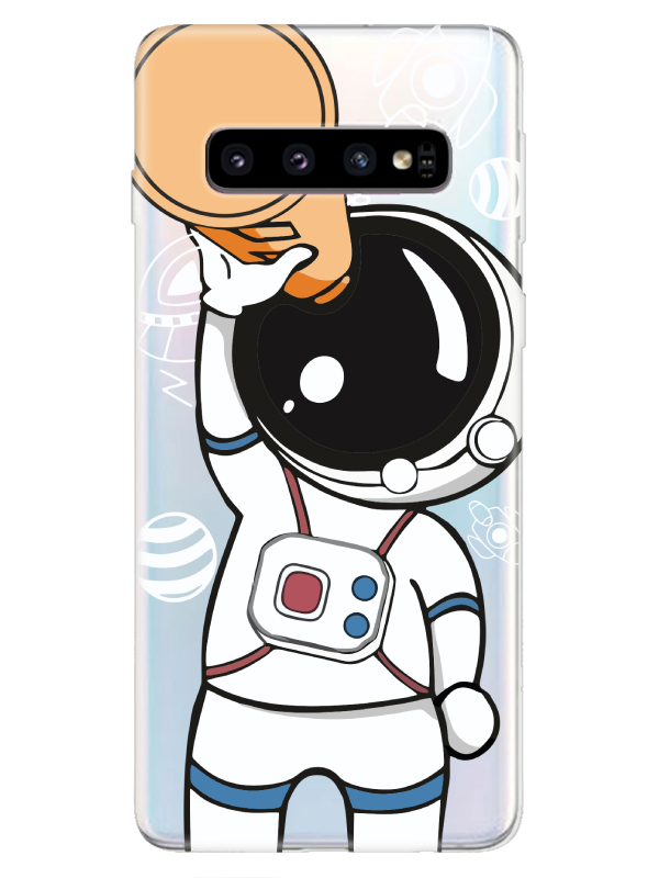 Samsung%20S10%20Astronot%20Şeffaf%20Telefon%20Kılıfı