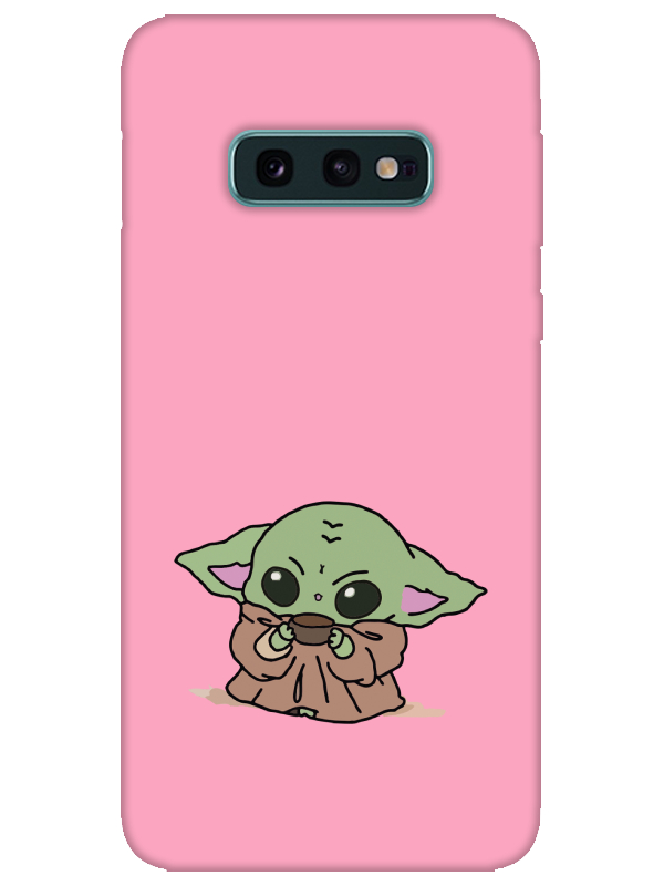 Samsung%20S10e%20Baby%20Yoda%20Pembe%20Telefon%20Kılıfı