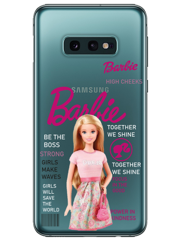 Samsung%20S10e%20Barbie%20Şeffaf%20Telefon%20Kılıfı