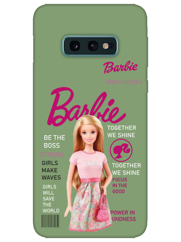 Samsung%20S10e%20Barbie%20Yeşil%20Telefon%20Kılıfı