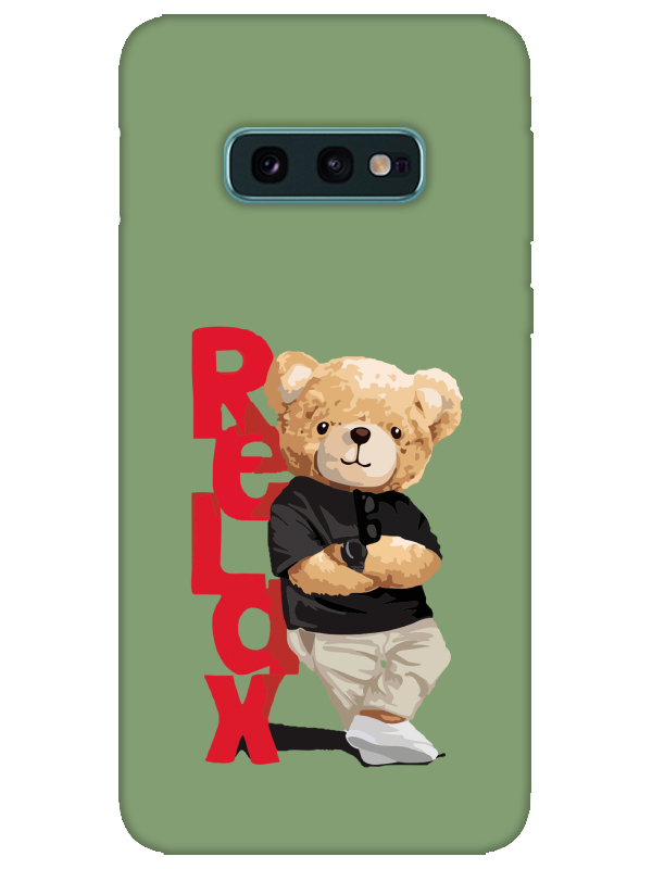 Samsung%20S10e%20Teddy%20Bear%20Relax%20Yeşil%20Telefon%20Kılıfı