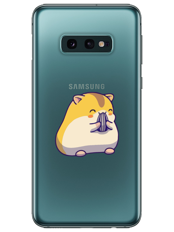 Samsung%20S10e%20Sevimli%20Hamster%20Şeffaf%20Telefon%20Kılıfı