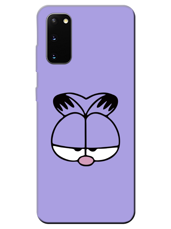 Samsung%20S20%20Garfield%20Lila%20Telefon%20Kılıfı