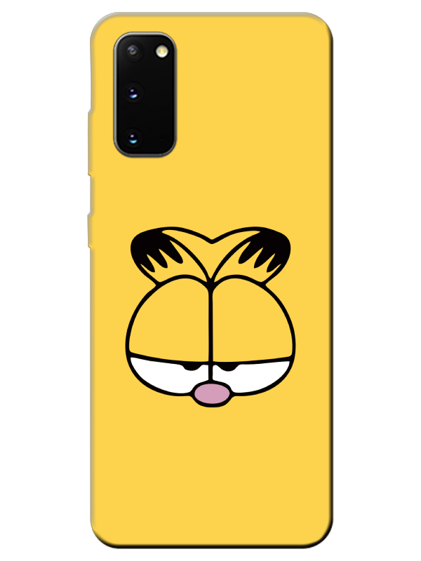 Samsung%20S20%20Garfield%20Sarı%20Telefon%20Kılıfı