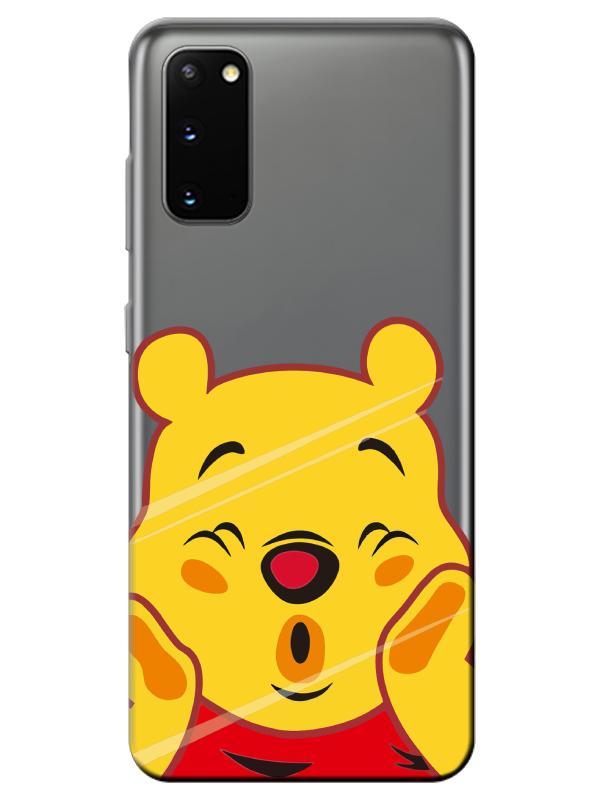 Samsung%20S20%20Winnie%20The%20Pooh%20Şeffaf%20Telefon%20Kılıfı