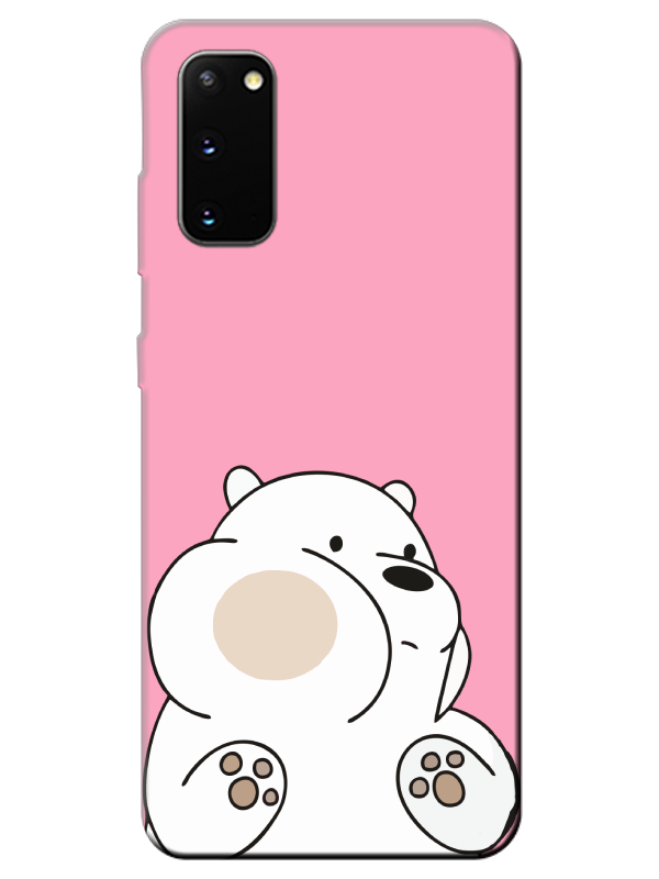 Samsung%20S20%20Panda%20Pembe%20Telefon%20Kılıfı