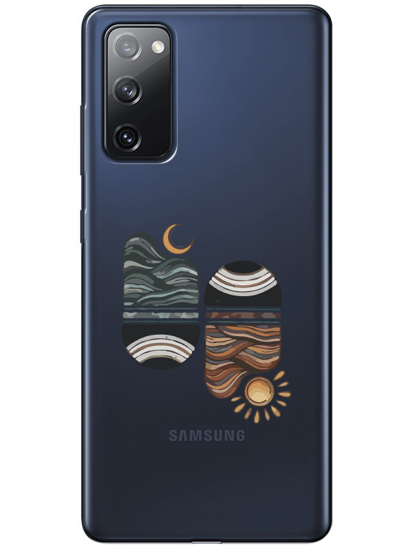 Samsung%20S20%20FE%20Sunset%20Wave%20Şeffaf%20Telefon%20Kılıfı