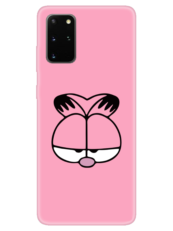 Samsung%20S20%20Plus%20Garfield%20Pembe%20Telefon%20Kılıfı