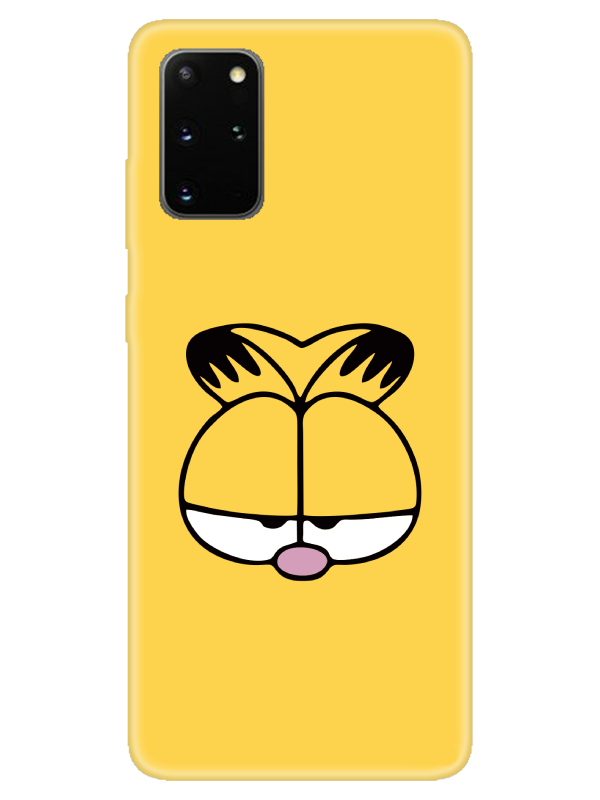 Samsung%20S20%20Plus%20Garfield%20Sarı%20Telefon%20Kılıfı