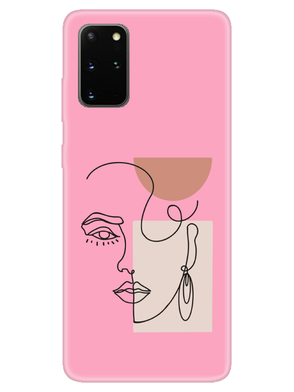 Samsung%20S20%20Plus%20Women%20Art%20Pembe%20Telefon%20Kılıfı