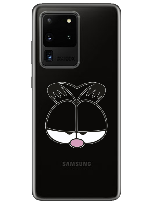 Samsung%20S20%20Ultra%20Garfield%20Şeffaf%20Telefon%20Kılıfı