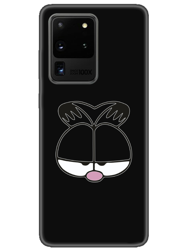 Samsung%20S20%20Ultra%20Garfield%20Siyah%20Telefon%20Kılıfı