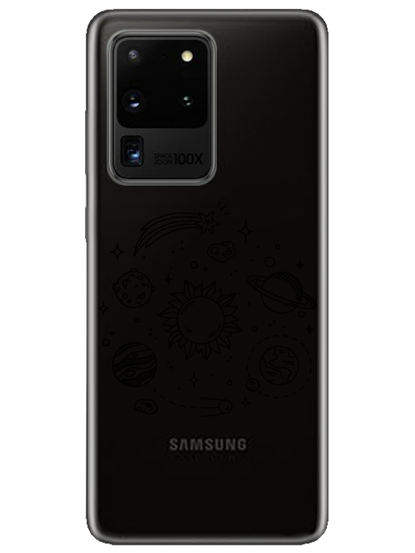 Samsung%20S20%20Ultra%20Gezegen%20Şeffaf%20Telefon%20Kılıfı