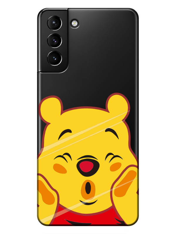 Samsung%20S21%20Winnie%20The%20Pooh%20Şeffaf%20Telefon%20Kılıfı