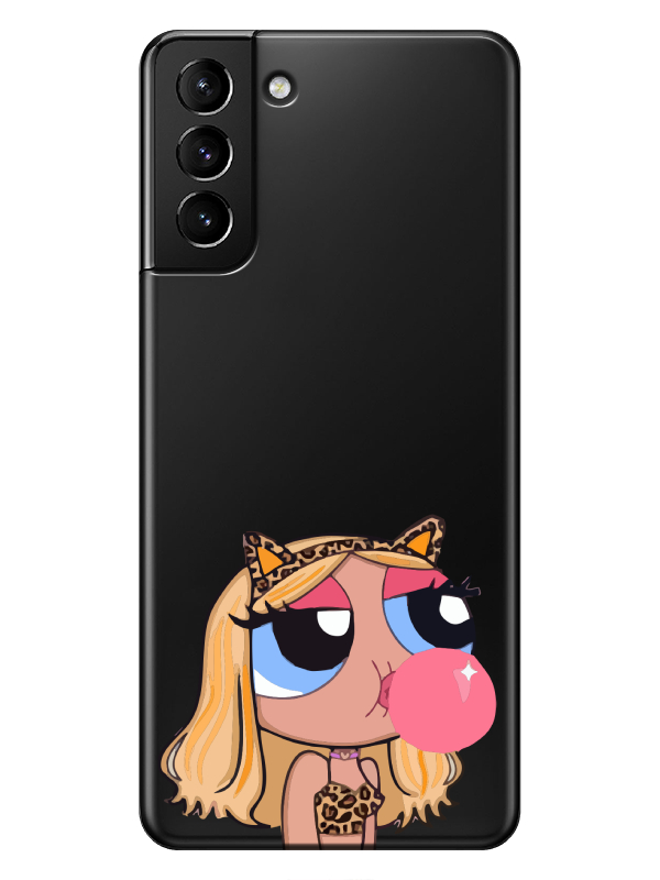 Samsung%20S21%20Powerpuff%20Girls%20Şeffaf%20Telefon%20Kılıfı