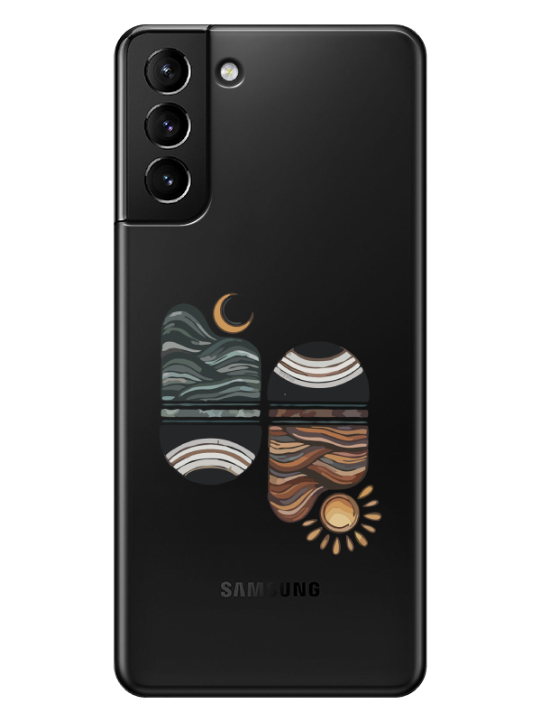 Samsung%20S21%20Sunset%20Wave%20Şeffaf%20Telefon%20Kılıfı