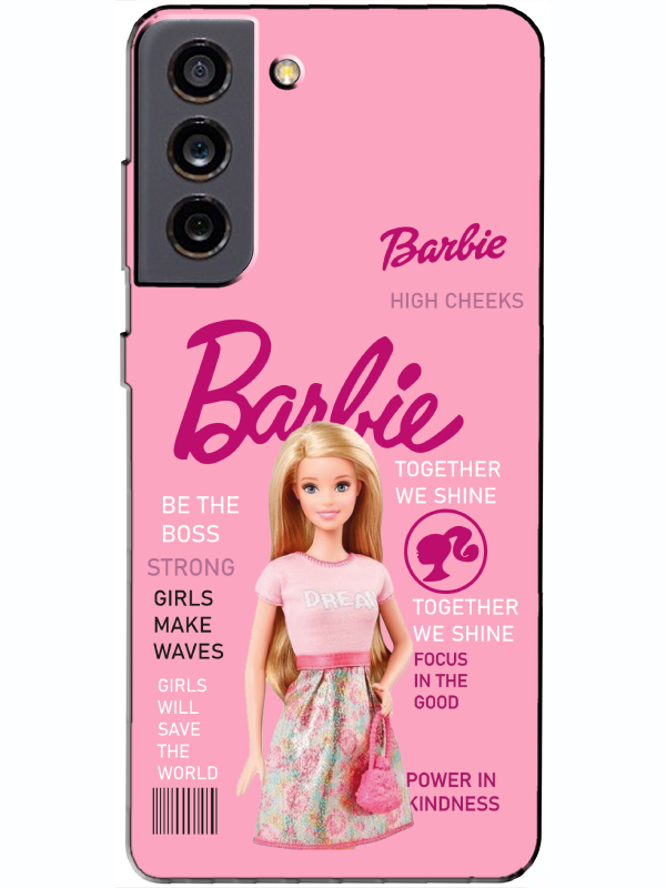 Samsung%20S21%20FE%20Barbie%20Pembe%20Telefon%20Kılıfı