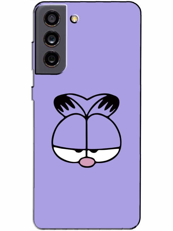 Samsung%20S21%20FE%20Garfield%20Lila%20Telefon%20Kılıfı