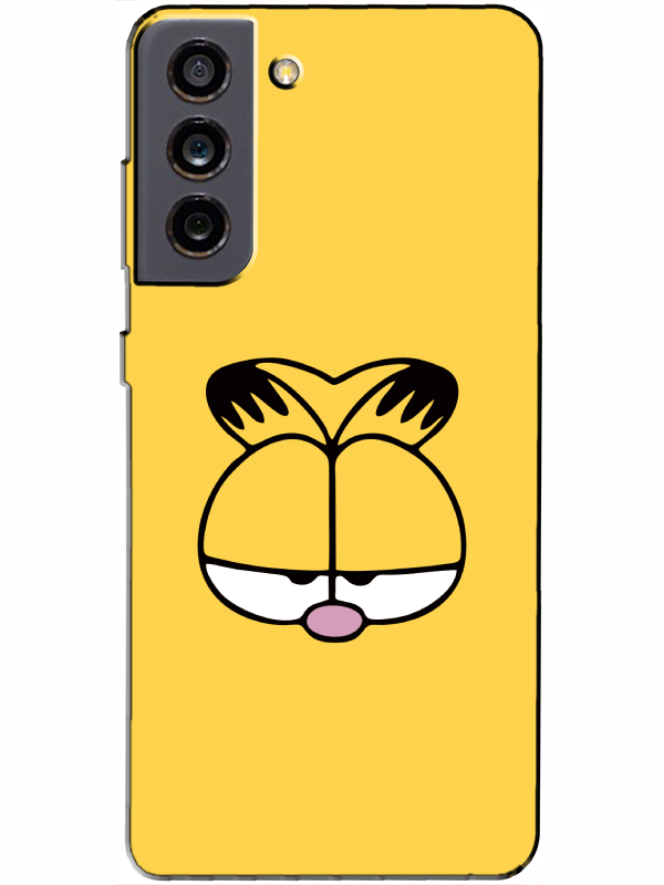 Samsung%20S21%20FE%20Garfield%20Sarı%20Telefon%20Kılıfı