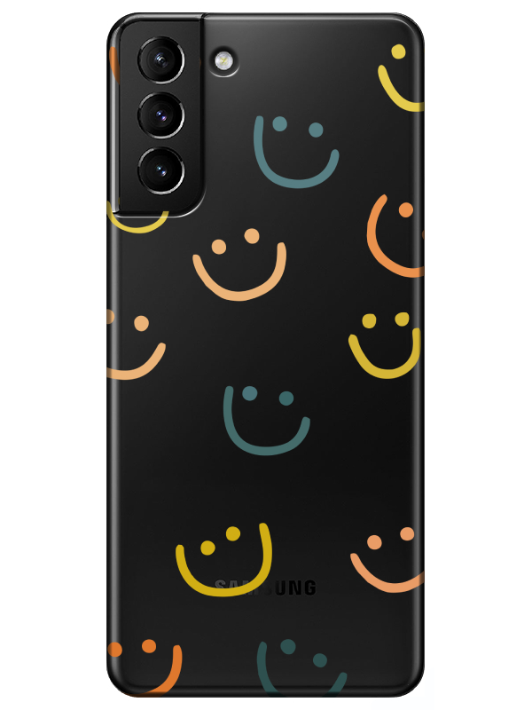 Samsung%20S21%20Plus%20Emoji%20Gülen%20Yüz%20Şeffaf%20Telefon%20Kılıfı