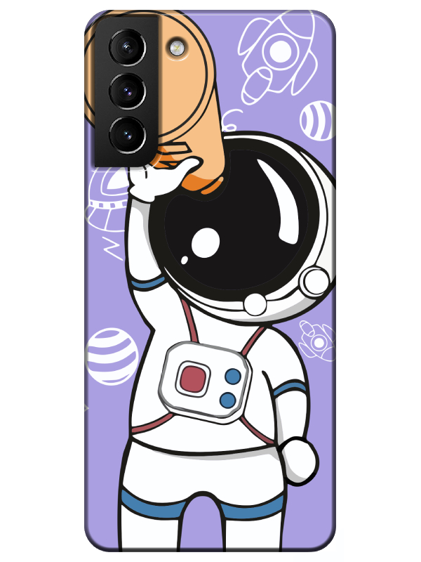 Samsung%20S21%20Plus%20Astronot%20Lila%20Telefon%20Kılıfı