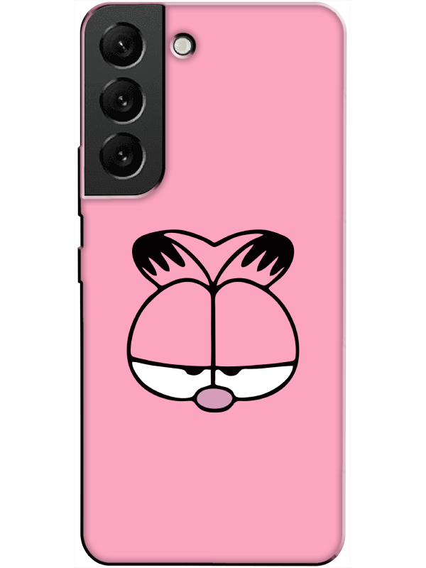 Samsung%20S22%20Garfield%20Pembe%20Telefon%20Kılıfı