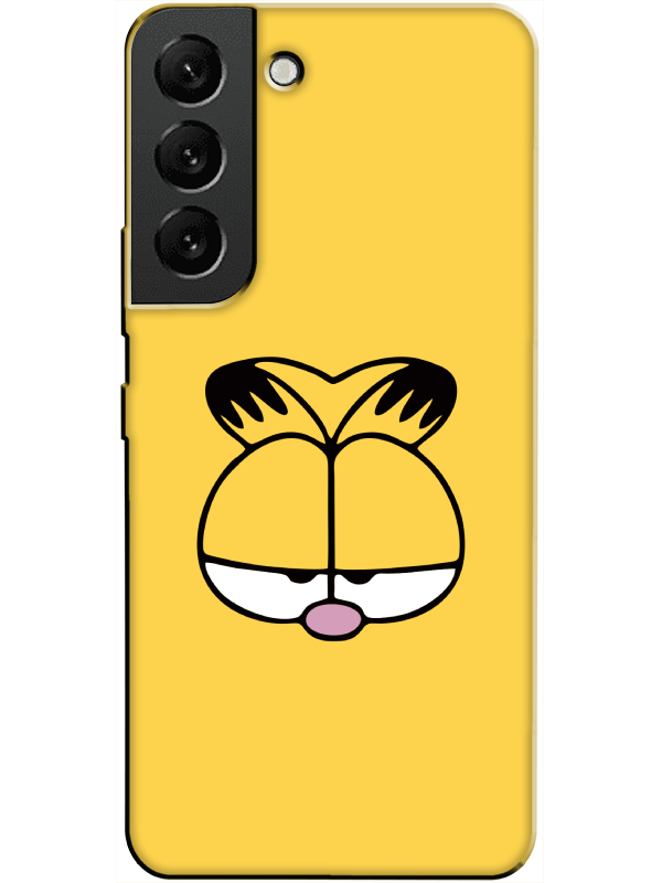 Samsung%20S22%20Garfield%20Sarı%20Telefon%20Kılıfı