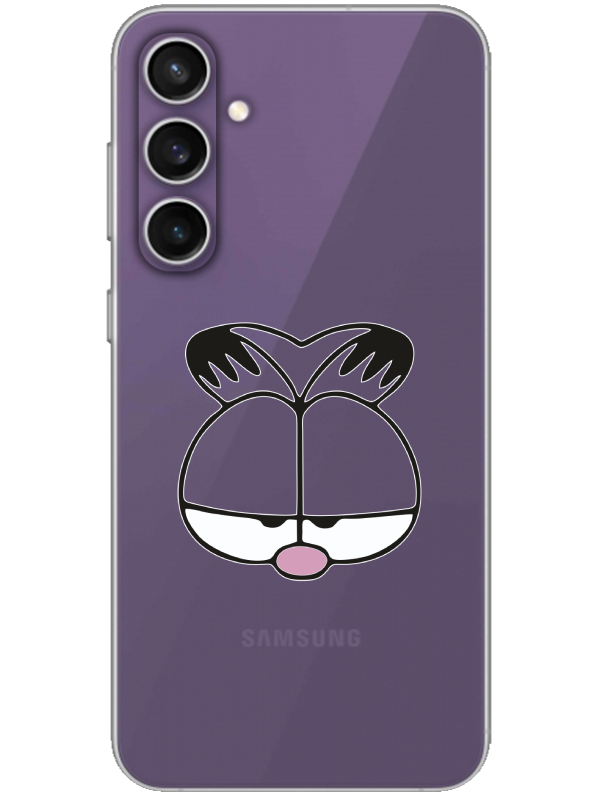 Samsung%20S23%20FE%20Garfield%20Şeffaf%20Telefon%20Kılıfı