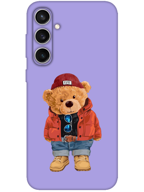 Samsung%20S23%20FE%20Teddy%20Bear%20Lila%20Telefon%20Kılıfı