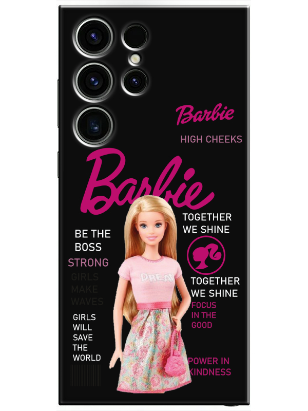 Samsung%20S23%20Ultra%20Barbie%20Siyah%20Telefon%20Kılıfı