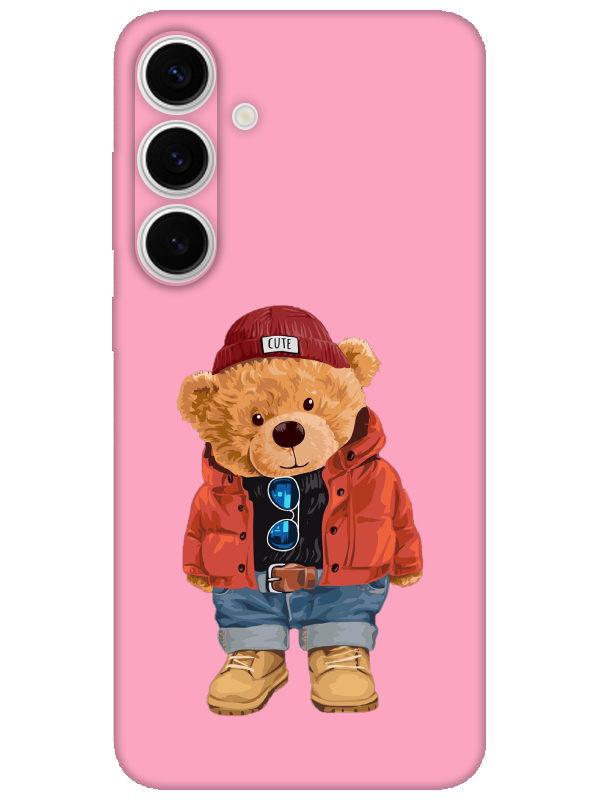 Samsung%20S24%20Teddy%20Bear%20Pembe%20Telefon%20Kılıfı